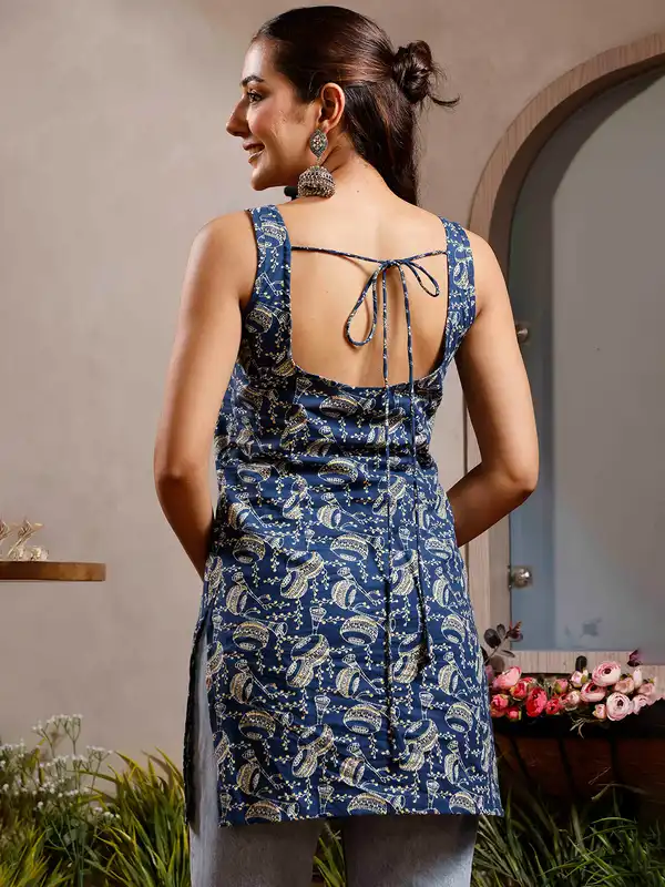 Anouk Blue Kurti Women - Buy Anouk Blue Kurti Women online in India