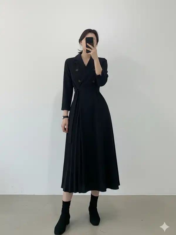 chinese dress ladies Newshows Womens Long Sleeve Casual Dresses 2025 Business Work Teacher Fall  Church Belted A Line Flowy Midi Dress(Army Green-1,Small) at Amazon Women's  Clothing store