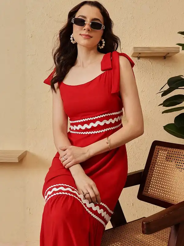 Red Women Dresses And Summer New