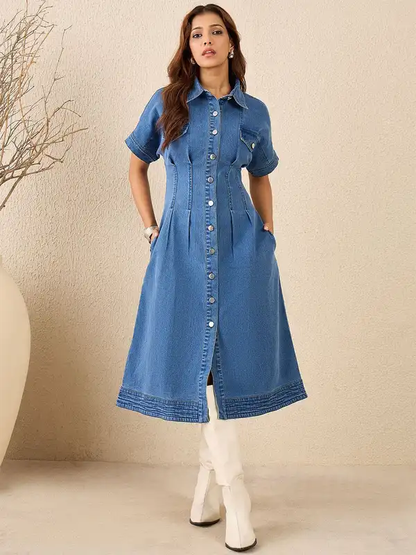 sachin and babi light blue dress Women Casual Dresses - Buy Stylish Ladies Casual Dresses Online in India