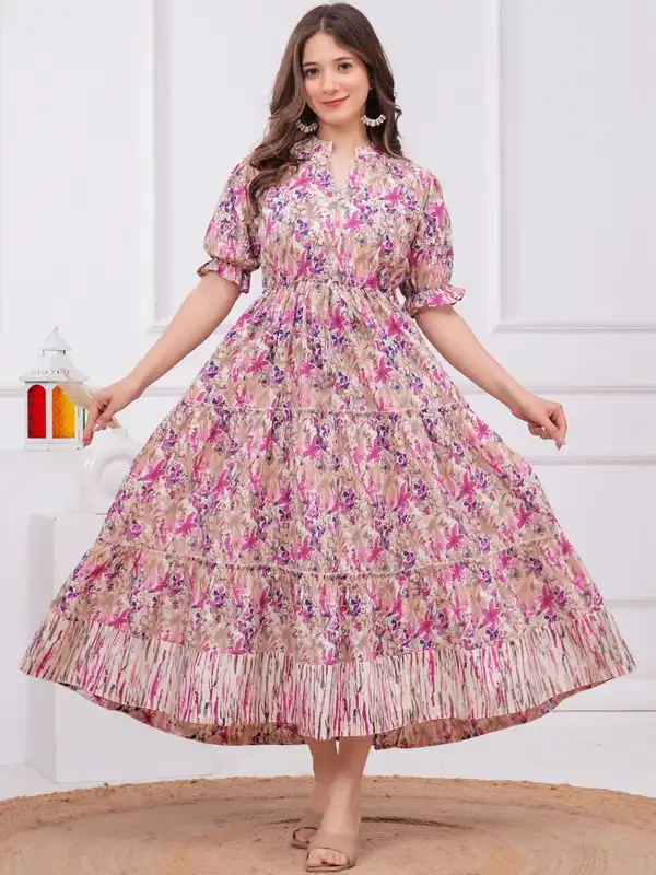 Cotton Anarkali - Buy Cotton Anarkali online in India