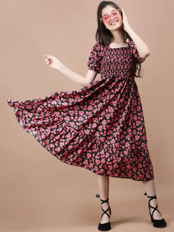 White And Red Dresses - Buy White And Red Dresses online in India