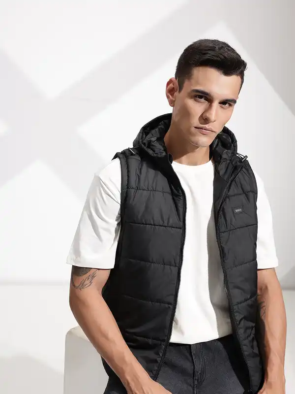 Sleeveless Hooded Jacket - Buy Sleeveless Hooded Jacket online in