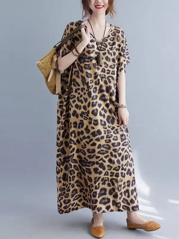 chinese dress ladies Women White Animal Print Maxi Dress With Fit & Flare Sleeveless Long D