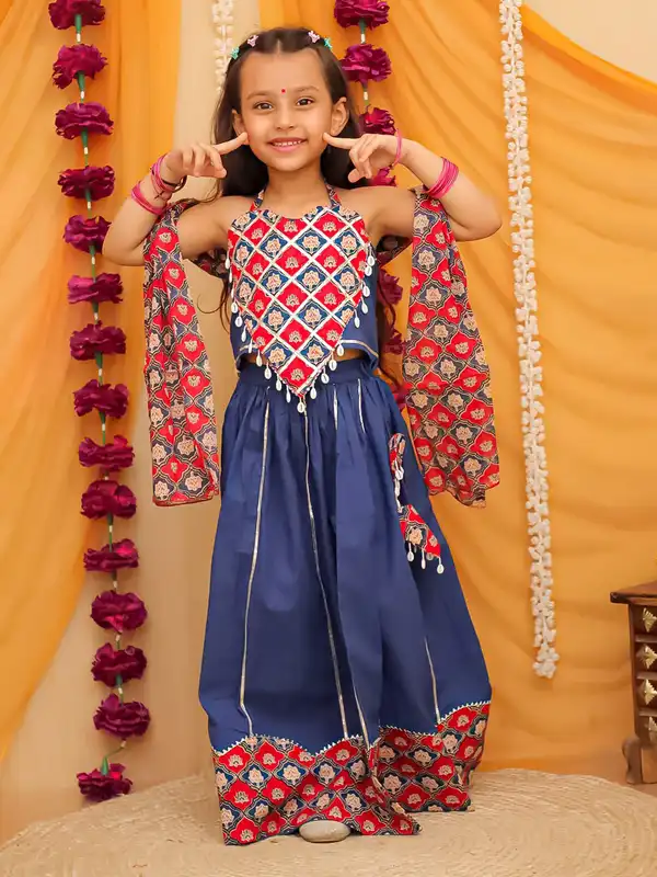 Baby Girls Crop Top Lehenga Choli - Buy Baby Girls Crop Top