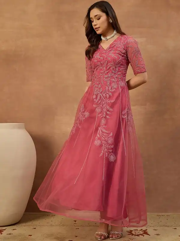 net dress ladies Women Dresses party simple net dress design