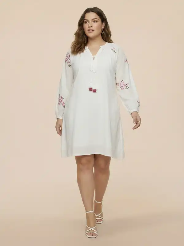 sachin and babi light blue dress Etnodim embroidered dresses — designed for a variety of looks main image 1