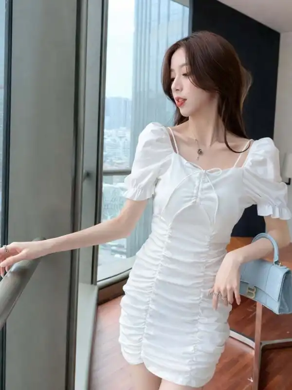 myntra athena elegant balloon puff sleeves bodycon dress reviews Buy Athena Puff Sleeves Bodycon Dress - Dresses for Women 13719148