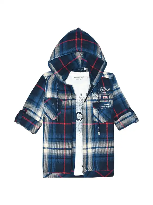 Blue Check Jackets - Buy Blue Check Jackets online in India