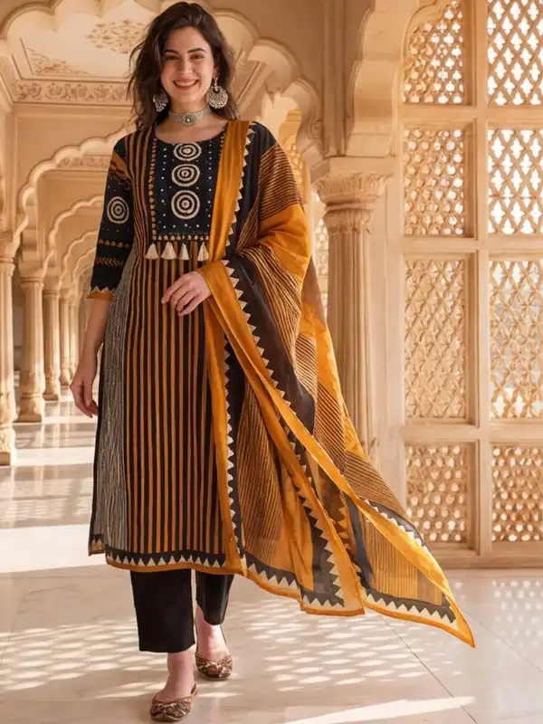 knee length dresses for ladies Churidar Suit Cotton Satin Sea Green Embroidered Salwar Kameez  Kajols
