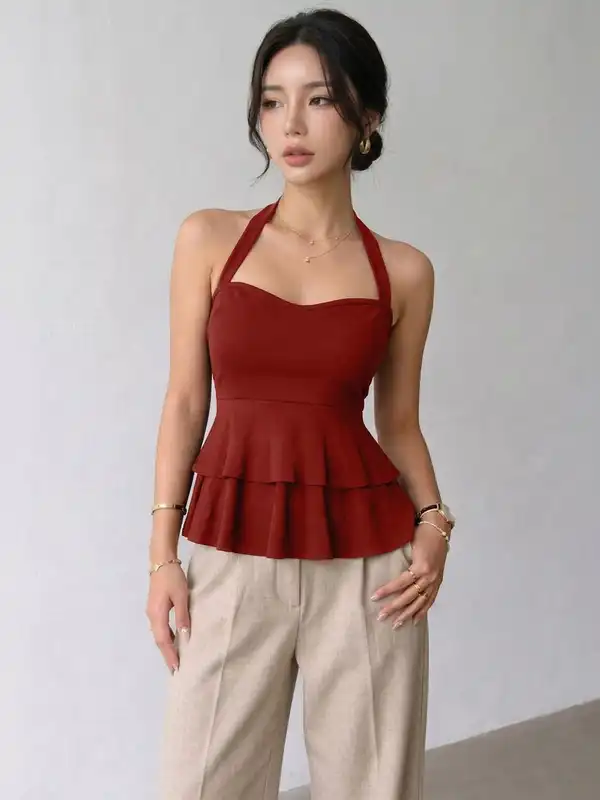 jose moon PEPLUM FRILL TOPS Rangsutra juhi teal green peplum top