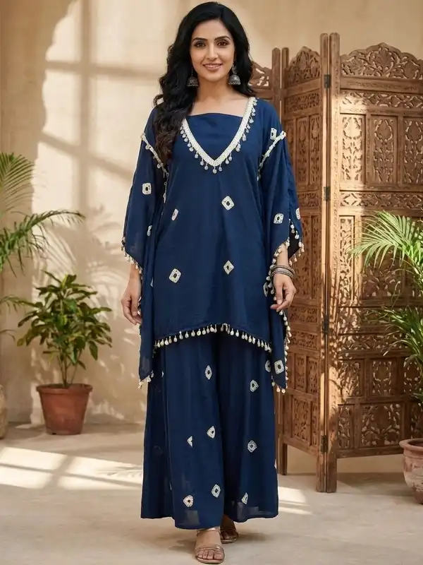 sachin and babi light blue dress Indian Engagement Outfits main image 0