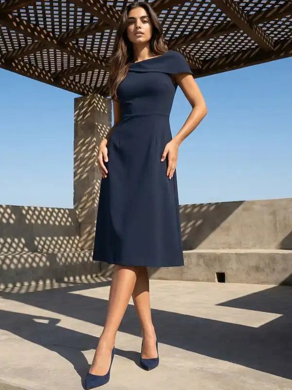 formal dress for women-office wear Dresses Women – Elegant & Stylish Office Sexy Design Color:Juicy Fruit turtleneck dress Professional dress Women Stylish And Relaxed