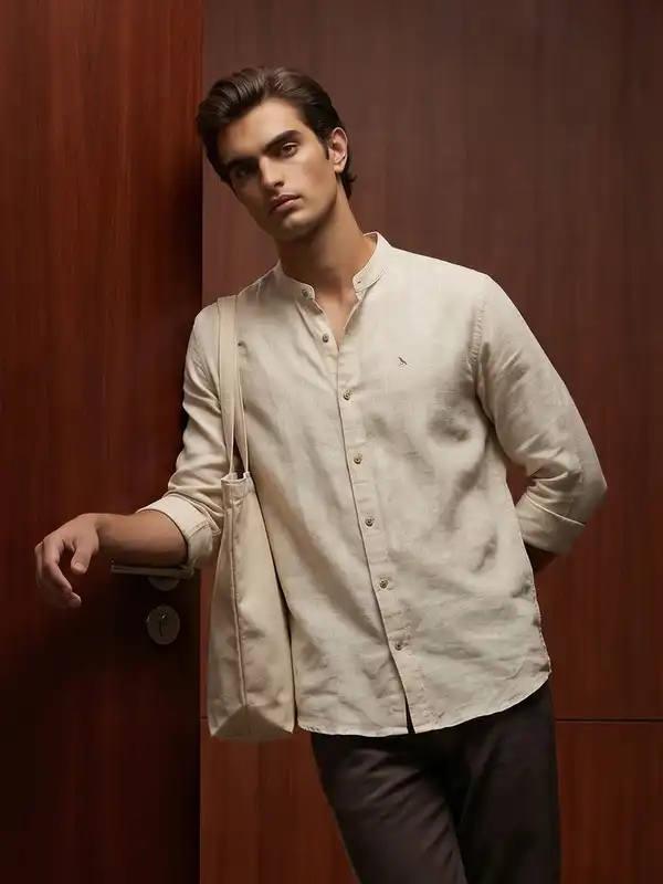 No Collar Shirts For Men - Buy No Collar Shirts For Men online in