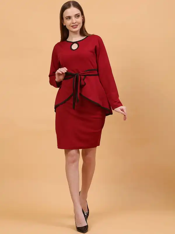 Peplum Dresses - Buy Peplum Tops & Dresses for Women - Myntra