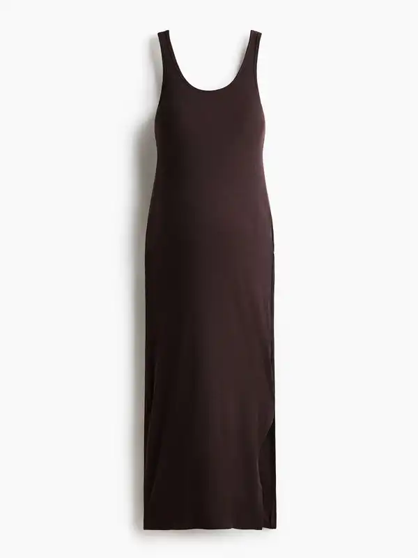 sachin and babi light blue dress Black Round Neck A-Line Midi Dress With Shrug main image 0
