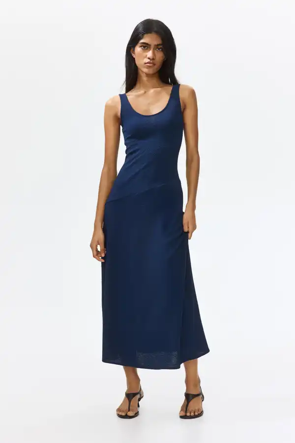 h&m blue bodycon dress Women's Blue Bodycon Dresses