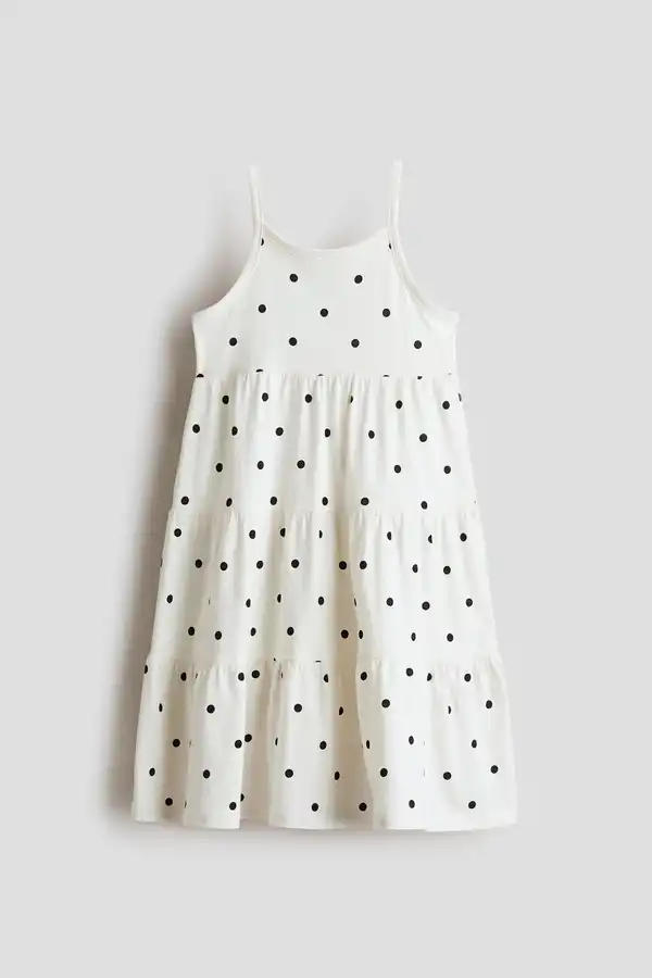 h&m a line cotton dress H M A Line Cotton Dress