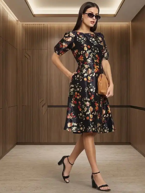 Madame Knee Length Dresses - Buy Madame Knee Length Dresses online in India Madame Knee Length Dresses - Buy Madame Knee Length Dresses online in India