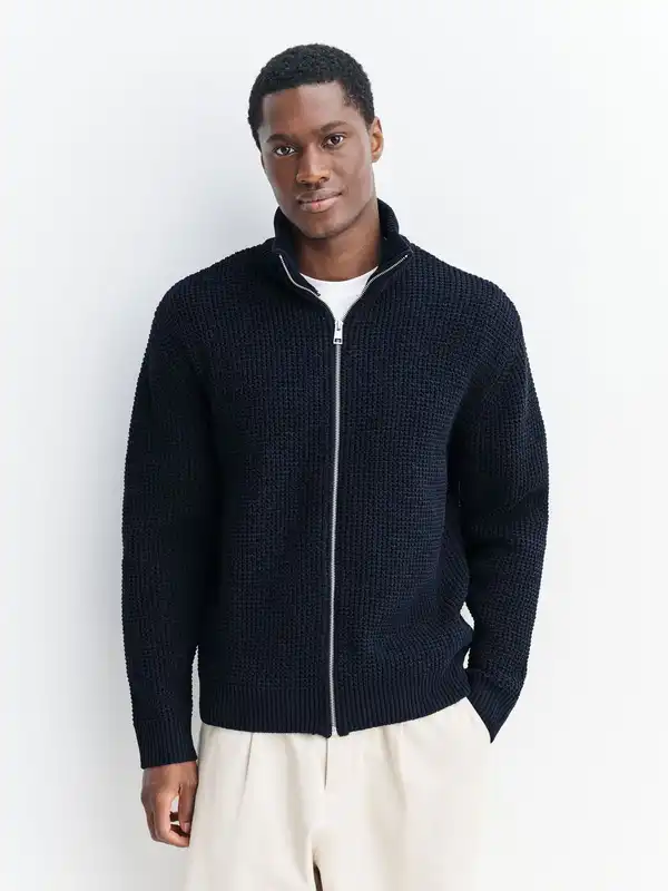 Navy Blue Cardigan - Buy Navy Blue Cardigan online in India