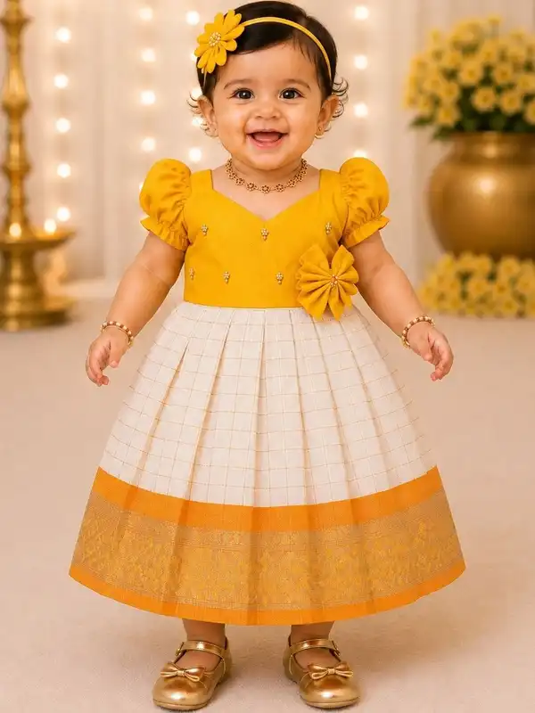 yellow first birthday dress Baby Girl Dress Birthday Cute Little Girl Stock Photo Image Of Happy Size:3XL Black Flower Girl Dress Outerwear Yellow tutu dress 8.6 *Tutu Rompers run