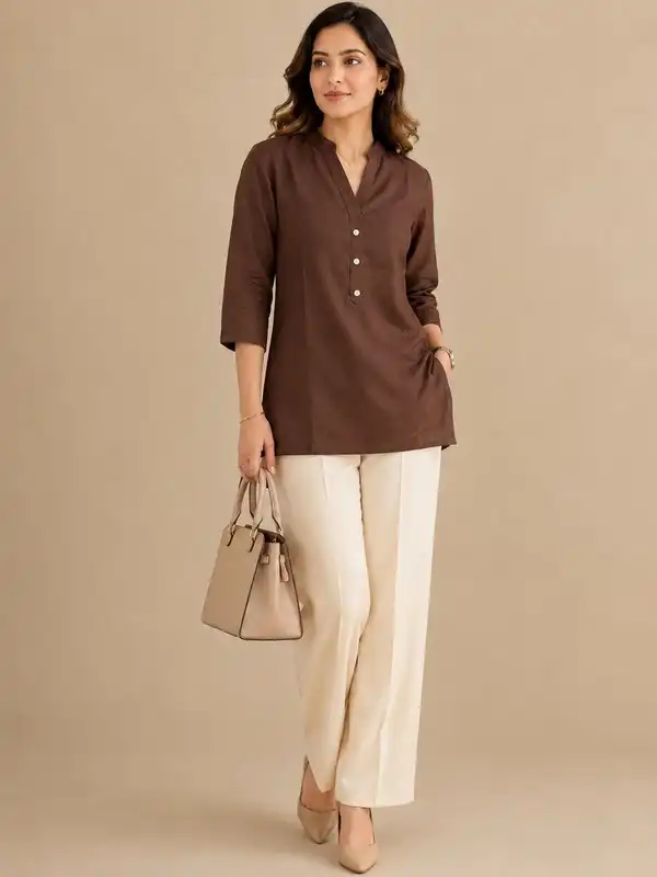 Women Linen Tops - Buy Women Linen Tops online in India