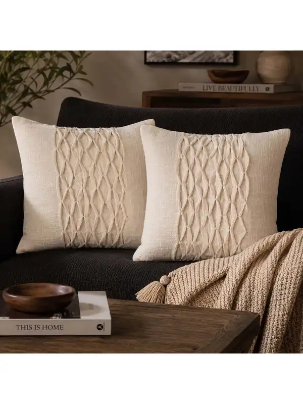 Off White Cushions Covers - Buy Off White Cushions Covers online