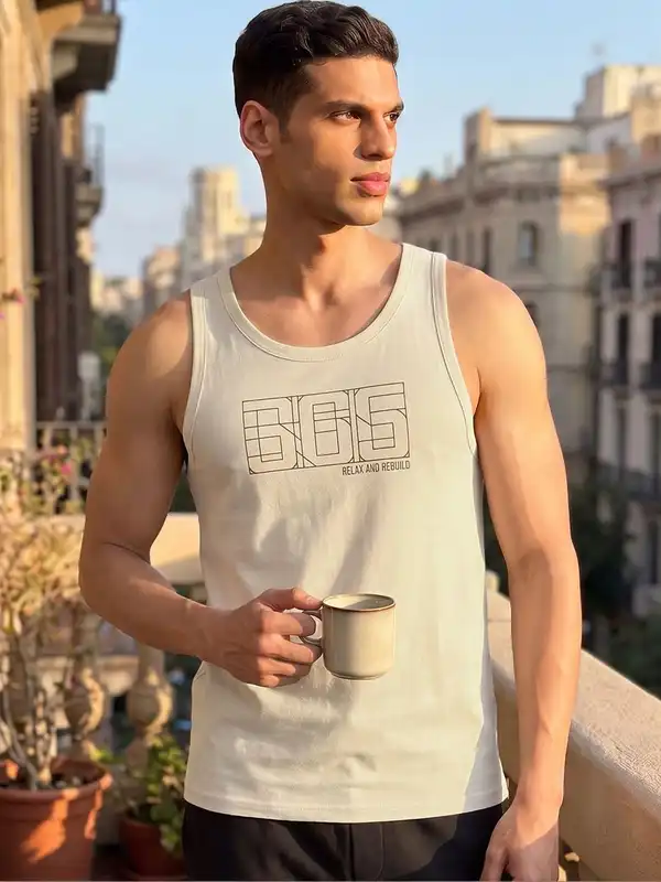 White Tank Top - Buy White Tank Top online in India