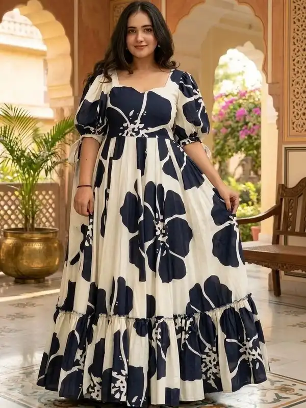 Plus Size White Dress