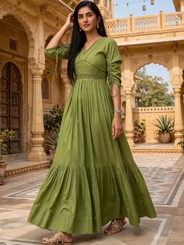 Women Green Dresses - Buy Ladies Green Dress Online in India
