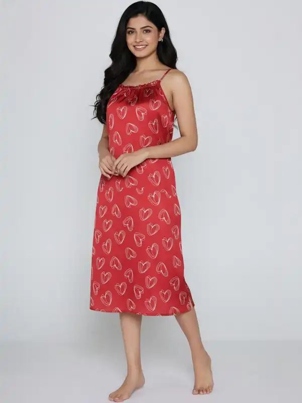 Red Nighties - Buy Trendy Red Nighties Online in India | Myntra