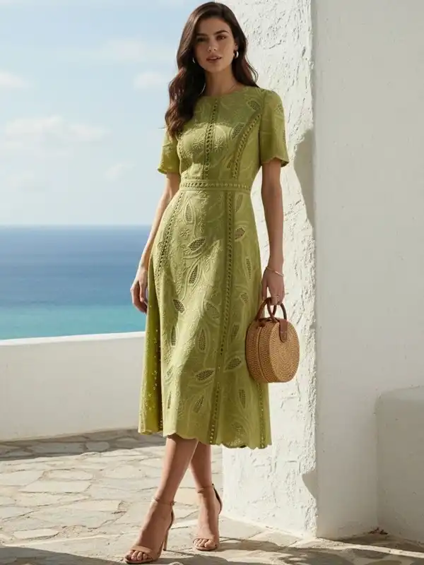 ritu kumar green dress Pernia's Pop Up Shop