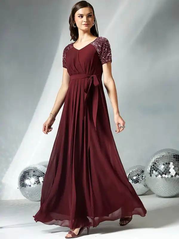 chinese dress ladies Amazon.in: Maxi Dresses For Women Indian Wear main image 1