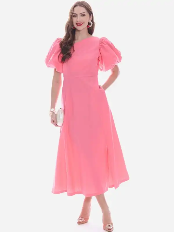 Pink Dress Women Dresses - Buy Pink Dress Women Dresses online in India