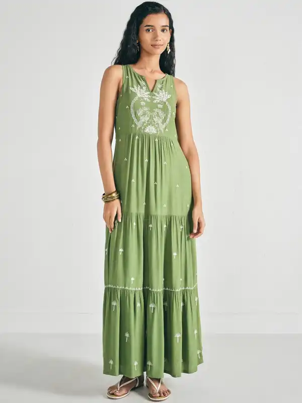 Global Desi Green Dresses - Buy Global Desi Green Dresses online in India
