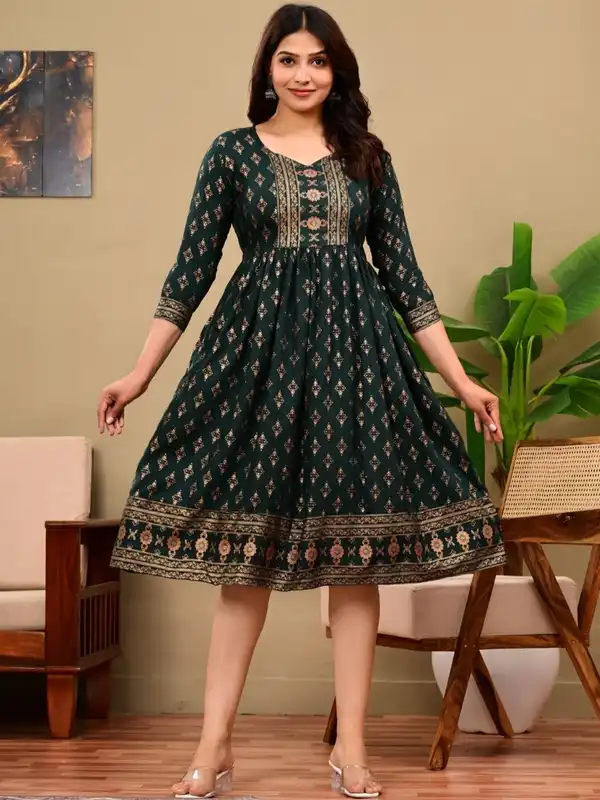 chinese dress ladies Buy Ira Multicolored Crepe Fusion Kaftan Dress