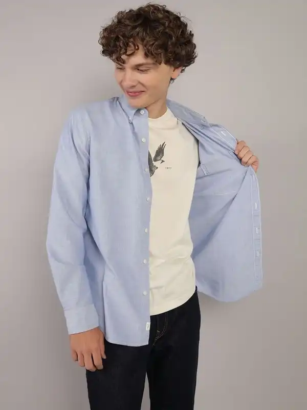 slim fit dress slacks Men's Long Sleeve Eagle Embroidery Western Snap Shirt