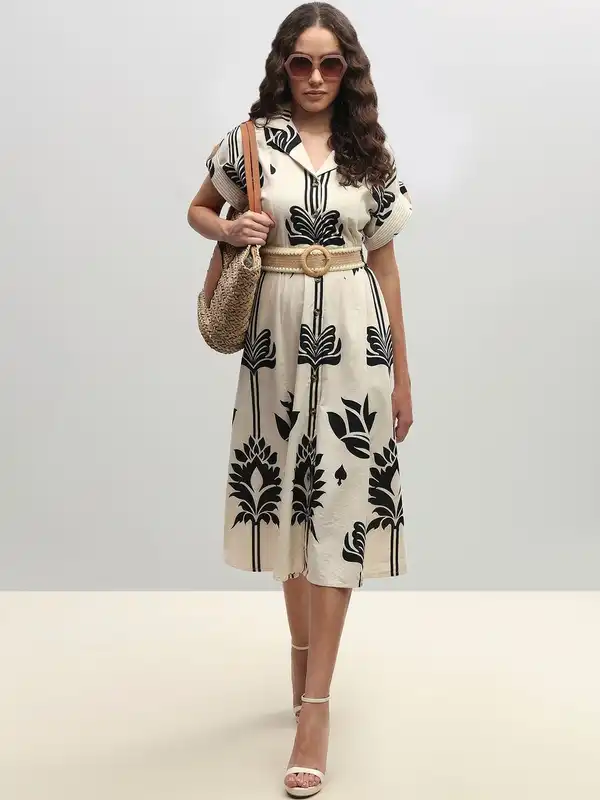 White Cotton Dress - Buy White Cotton Dress online in India