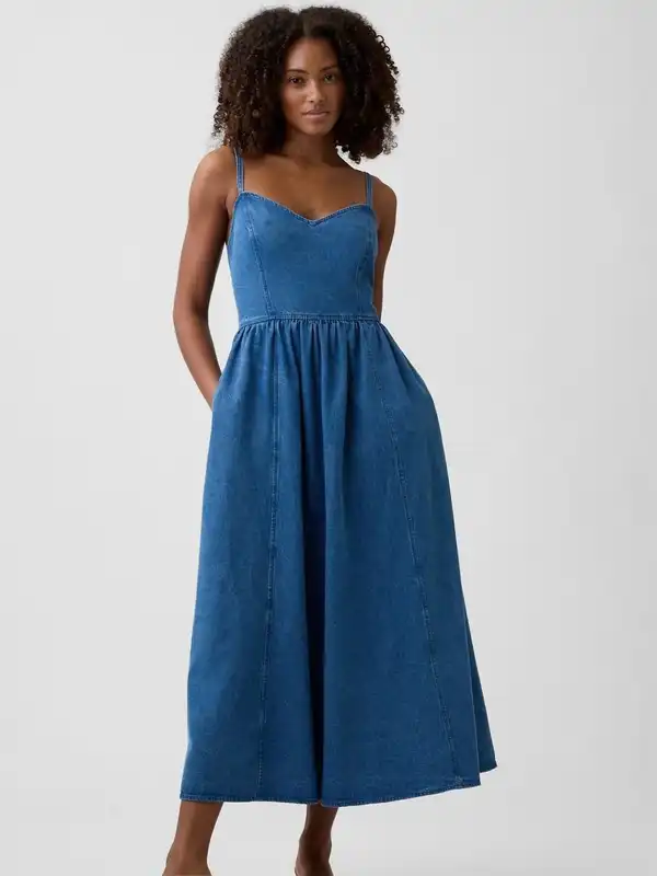 Denim Dress Women Long - Buy Denim Dress Women Long online in India