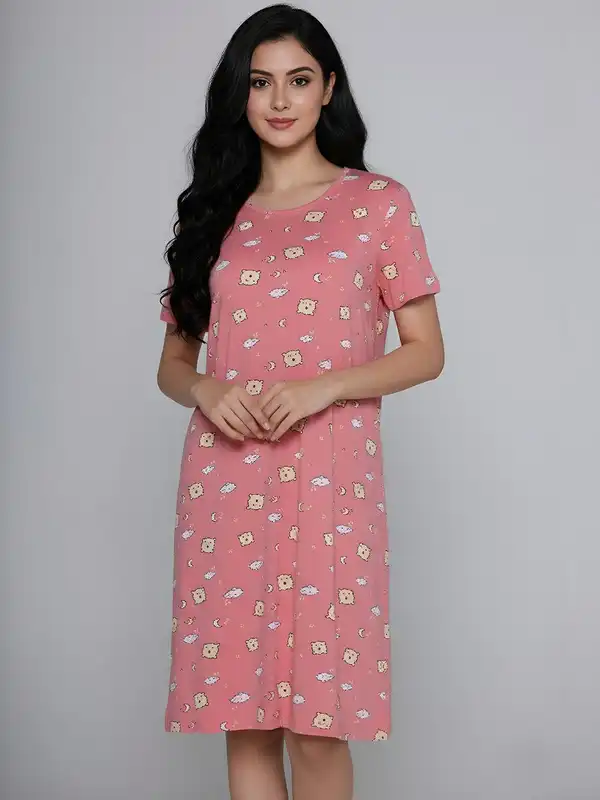 ladies night dress marks and spencer Zivame Dresses Pink Long Nightdress Marks Spencer Nighties Buy Marks Spencer bra short night dress