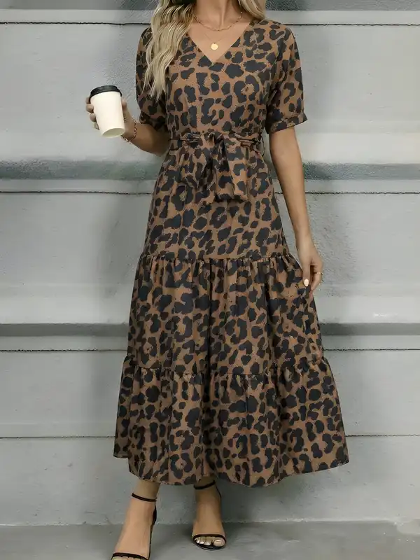 Animal Print Maxi Dress - Buy Animal Print Maxi Dress online in India