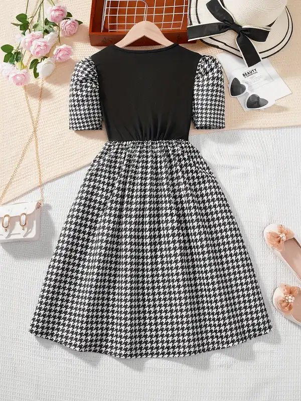 quinceanera dresses black and pink Black White Gingham Check Shirt Dress