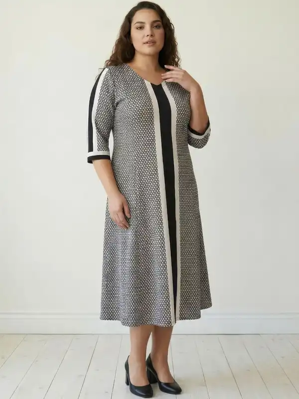 fitted lace wedding dress Buy AMYDUS Plus Size Maxi Dress for Women | Printed | A Line Fit | Cloud  Soft Fabric | Sweat Absorbing | XL to 9 XL Dresses main image 1