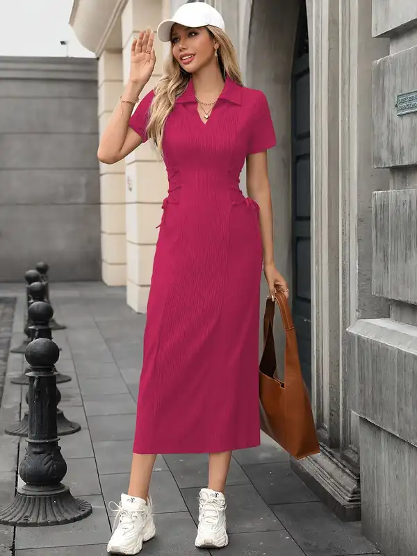 chinese dress ladies Share Your Story Fuchsia Pink Shirt Dress – Shop the Mint