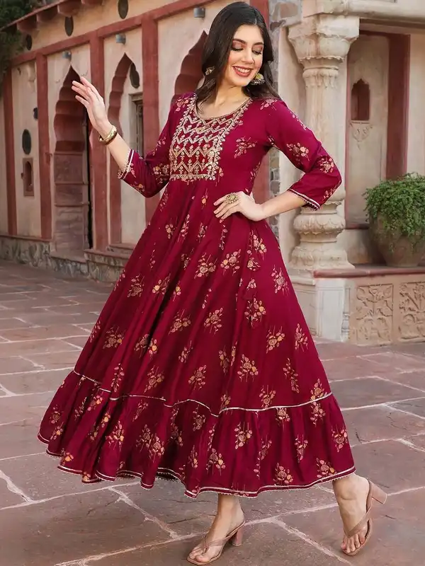 chinese dress ladies Amazon.com: Heni Fashion Indian/Pakistani Eid Special Ethnic/Partywear Wear  Anarkali Gown For Women : Clothing, Shoes & Jewelry
