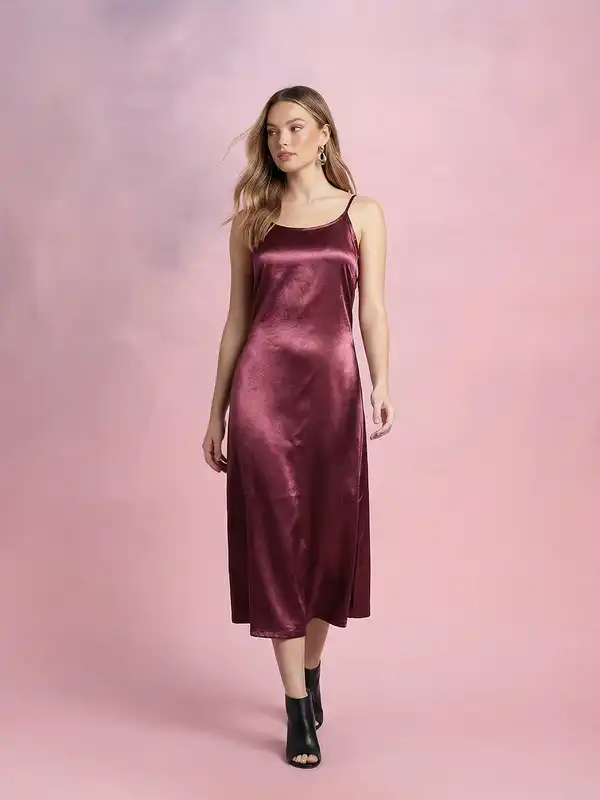 Women Satin Dresses - Buy Women Satin Dresses online in India