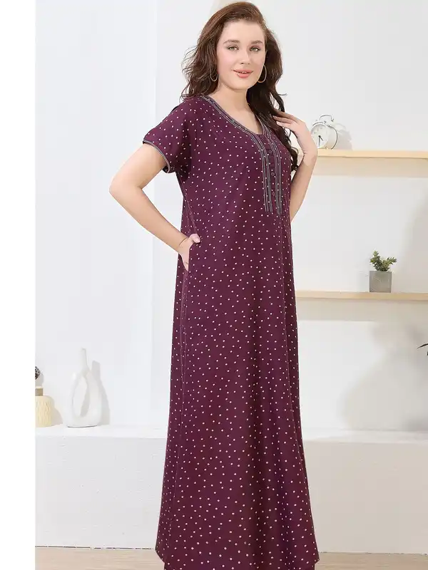 Polyester Maxi Nightdresses - Buy Polyester Maxi Nightdresses online in  India