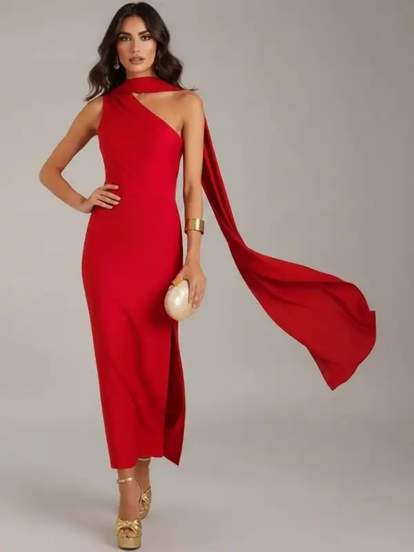 One Shoulder Dress