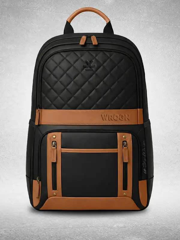 cavalcade leather backpack Black backpack