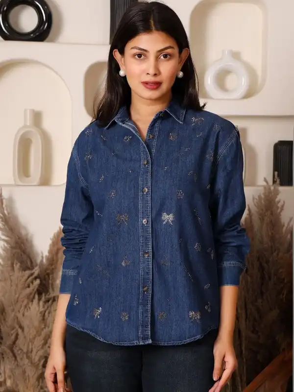 Oversize Denim Tops - Buy Oversize Denim Tops online in India